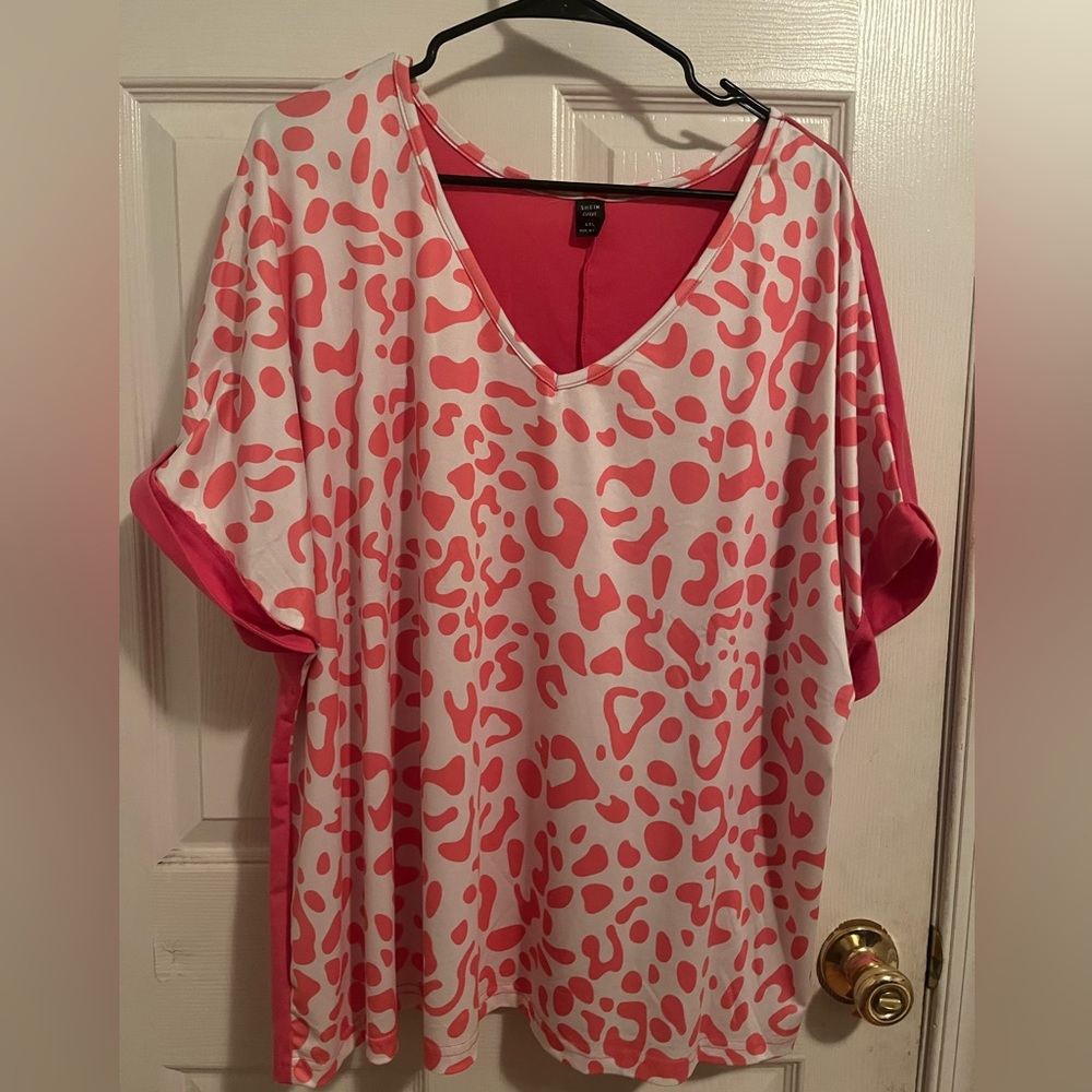 Pink shein top